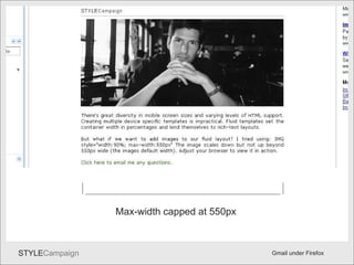 Max Width Max-width capped at 550px Gmail under Firefox 