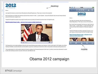 obama Obama 2012 campaign mobile desktop 