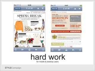 editorial hard work for mobile & desktop users 