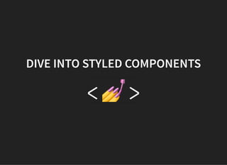 Styled components presentation | PDF