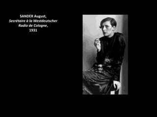 SANDER August,
Secrétaire à la Westdeutscher
      Radio de Cologne,
             1931
 