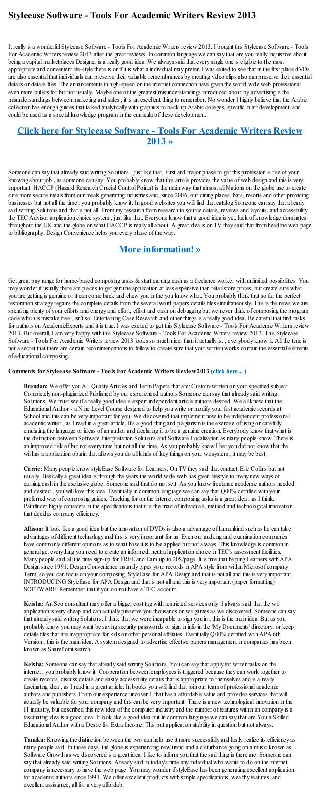 Academic writers online review