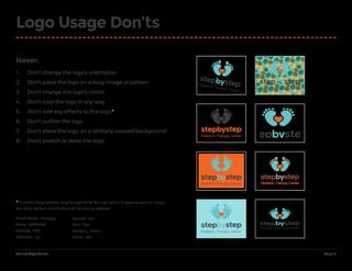 Pediatric Therapy Center Re-Branding & Style Guide | PDF