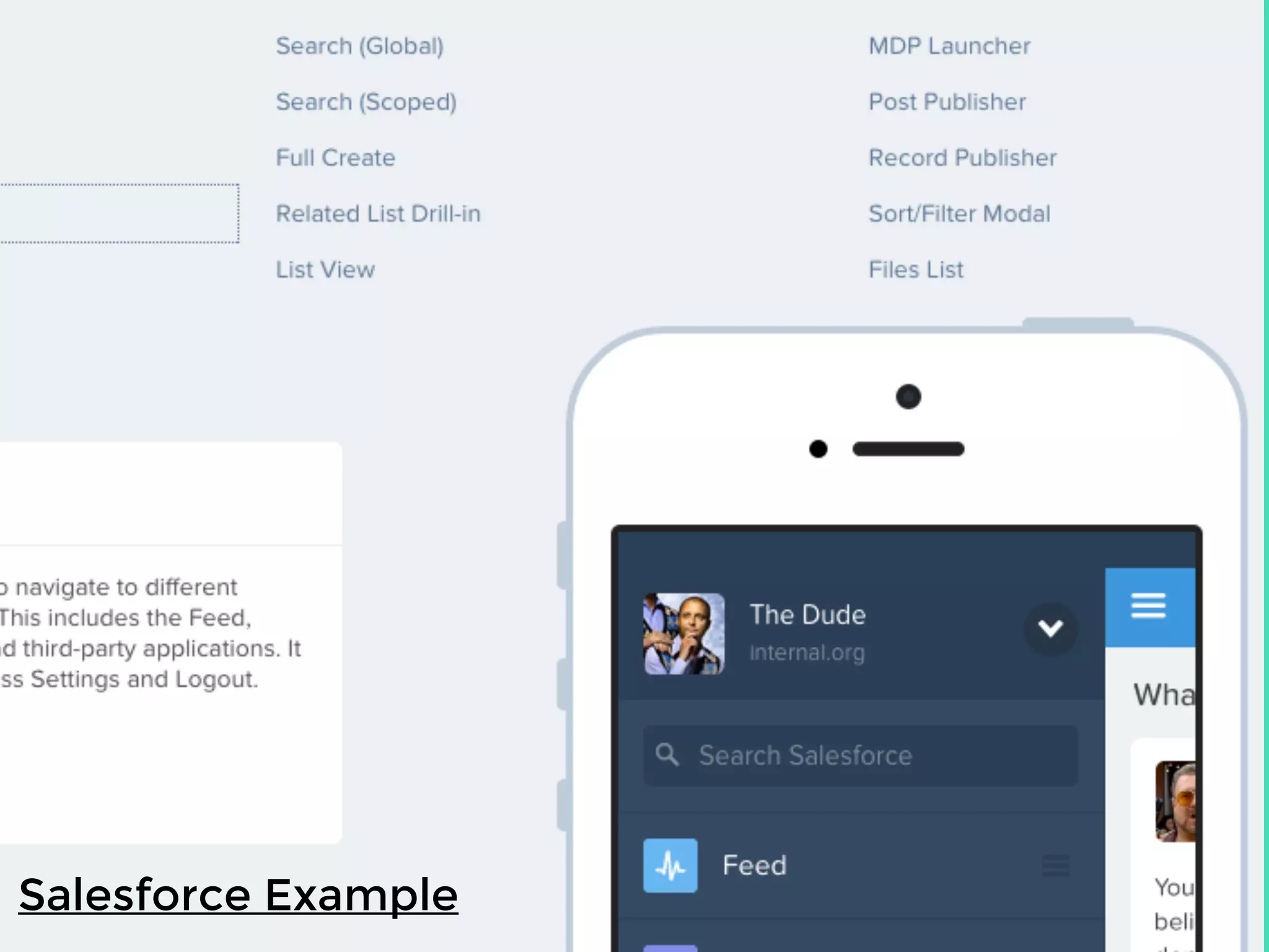 Salesforce Example
 