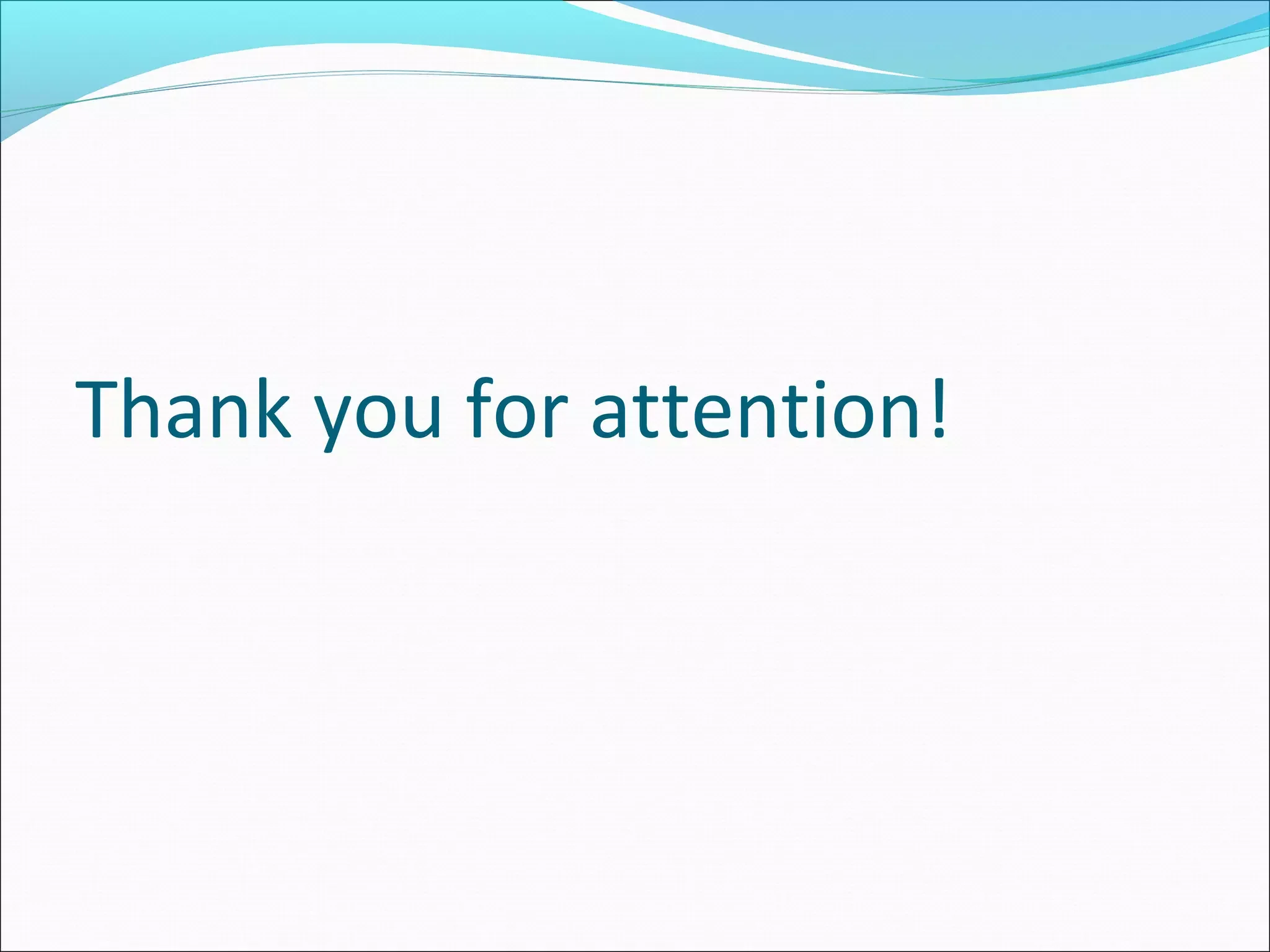 Thank you for attention!
 