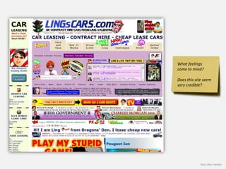 What feelings
come to mind?

Does this site seem
very credible?




             Booz | Allen | Hamilton
 