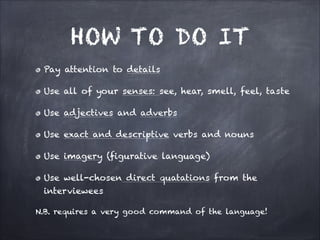Style of Feature Writing | PDF