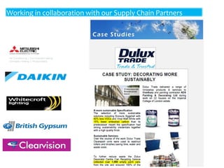 Working in collaboration with our Supply Chain Partners

 