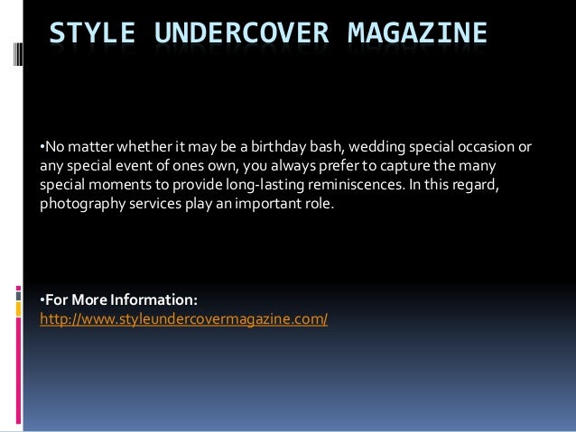Style undercover magazine