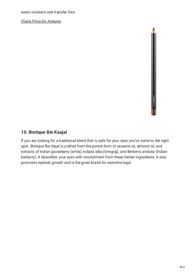 10 Best Kajal For Waterline That Every Girl Must Own In 2019 10 best kajal for waterline that every