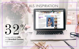 BESTANDTEILE VON
ADVERTISING CAMPAIGNS
Article Sponsoring Video Sponsoring Homepage Banner
NewsletterWebsite / App Social Media
STYLIGHT.de Seite 17 / 24
 