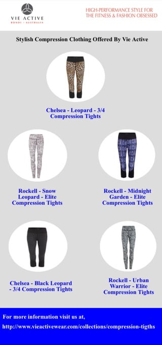 Stylish Compression Clothing Offered By Vie Active