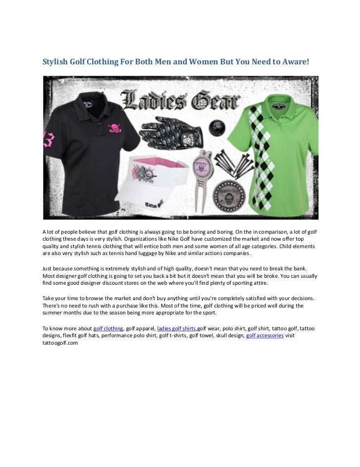 designer golf shirt