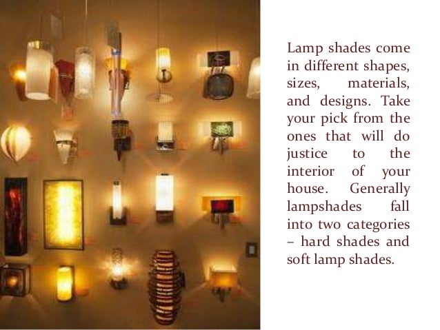 stylish lamp shades for your home