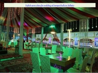 Stylish saree ideas for wedding at banquet halls in Kolkata
 