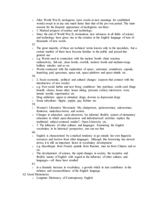 Stylistic classification of english vocabulary presentation transcript ...