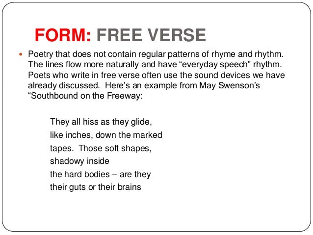 stylistic devices poem form definition