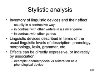 ch 1 Stylistics introduction and eplanation.ppt