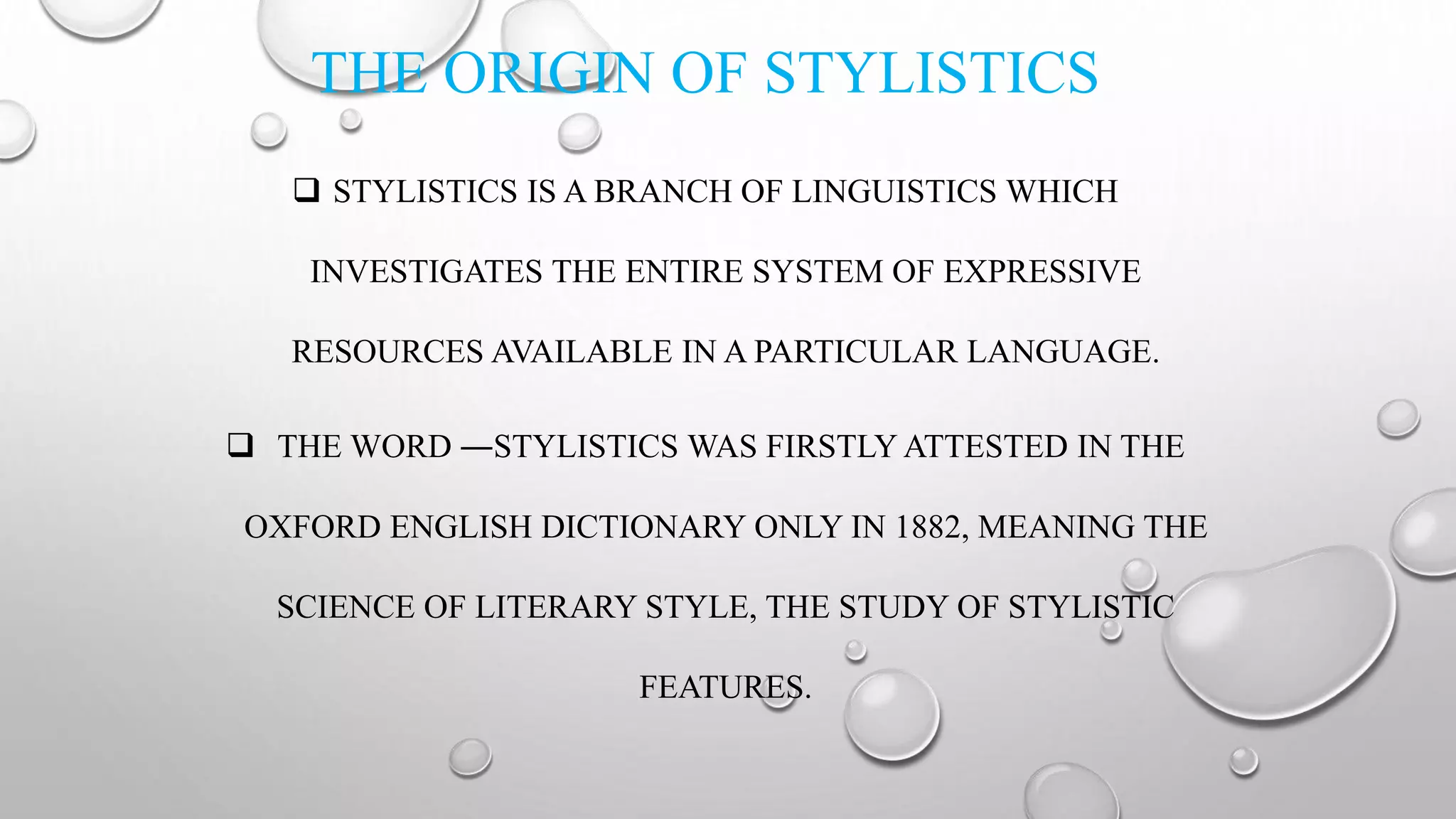 Stylistics of A Dictionary - Edition Katie | in to Wales com: and