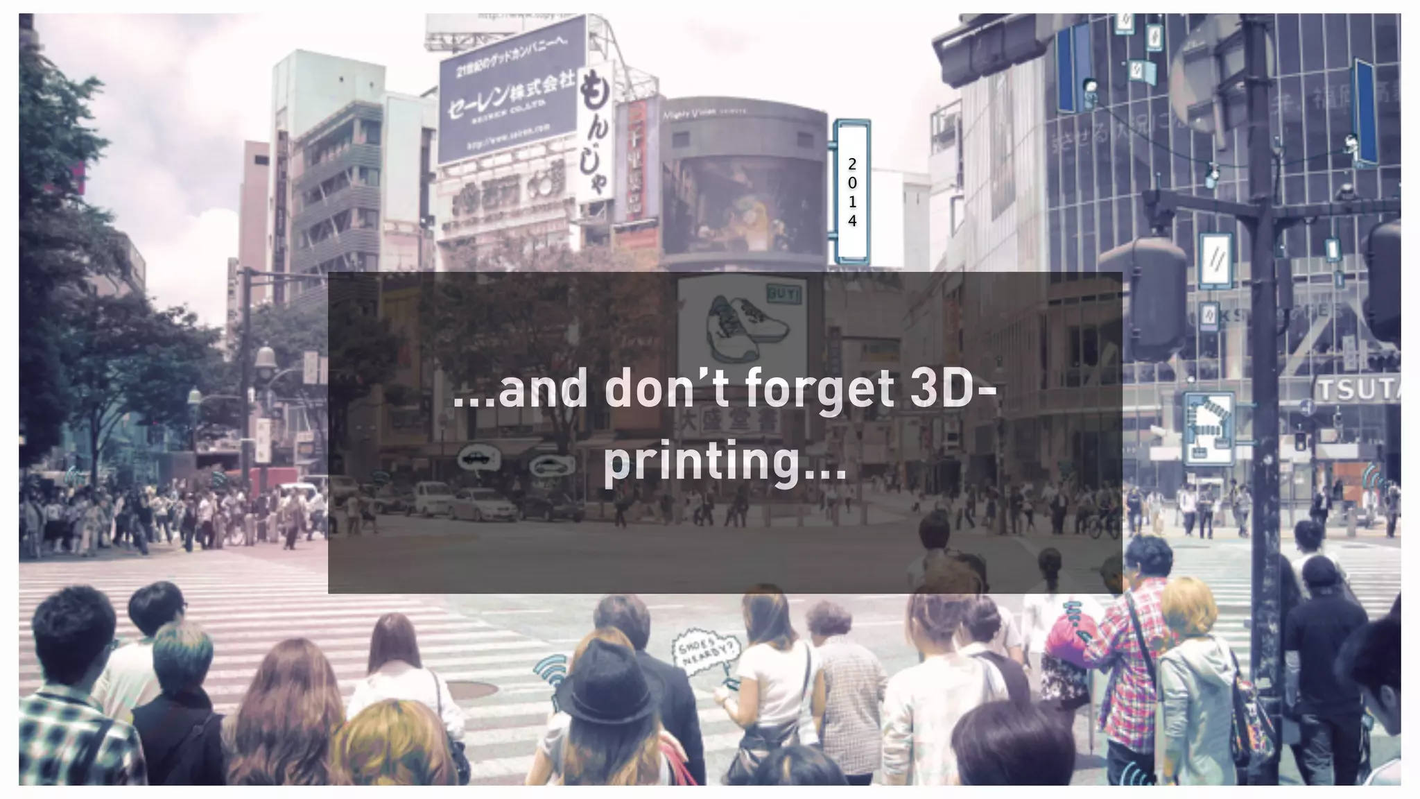 Digital Media Map 2012
Media Disruption: Endless Market Opportunities
2
0
1
4
!
…and don’t forget 3D-
printing…
!
 