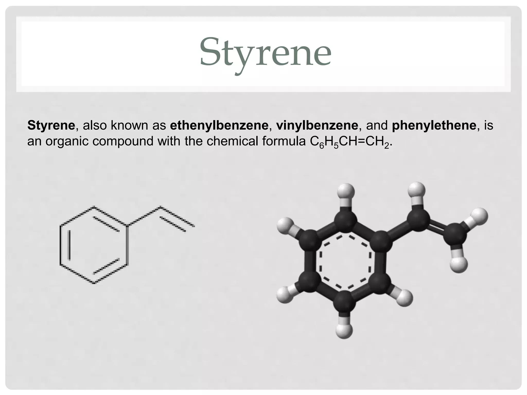 Styrene Based Elastomers PPTX Styrene Based Elastomers PPTX