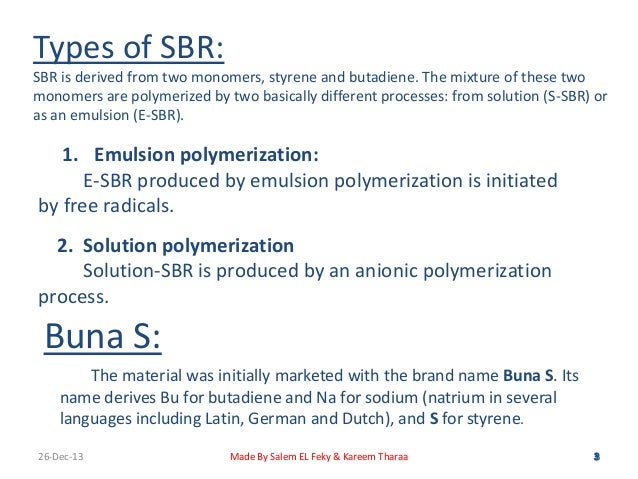 styrene butadiene rubber