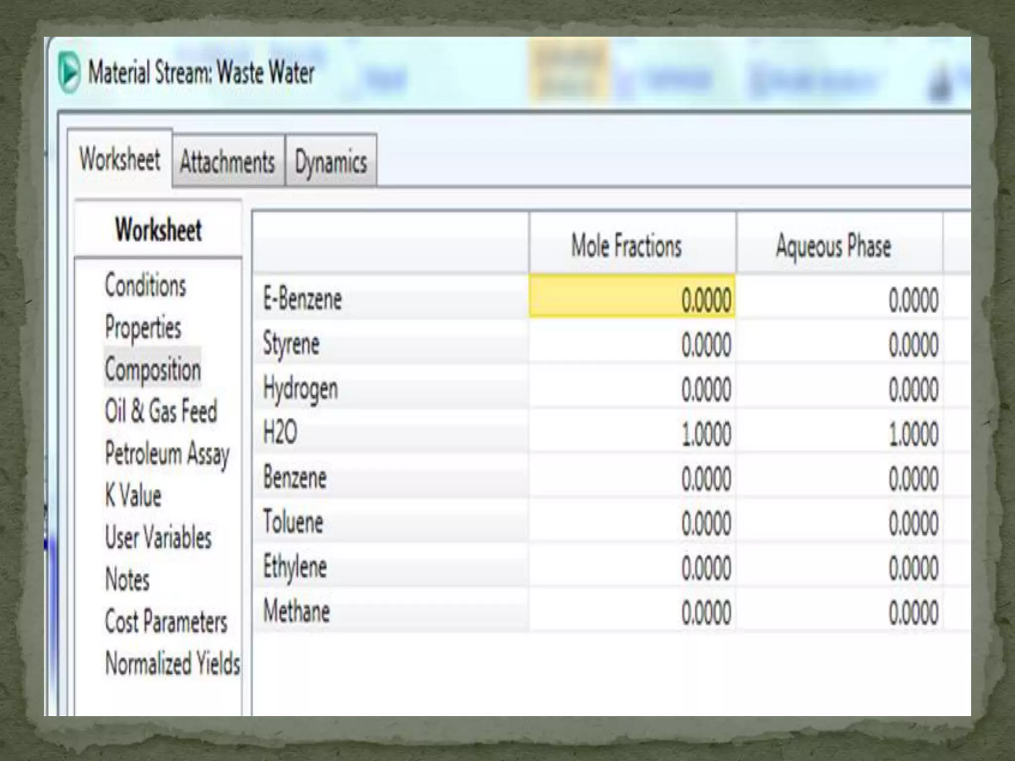 Styrene Production (G6)