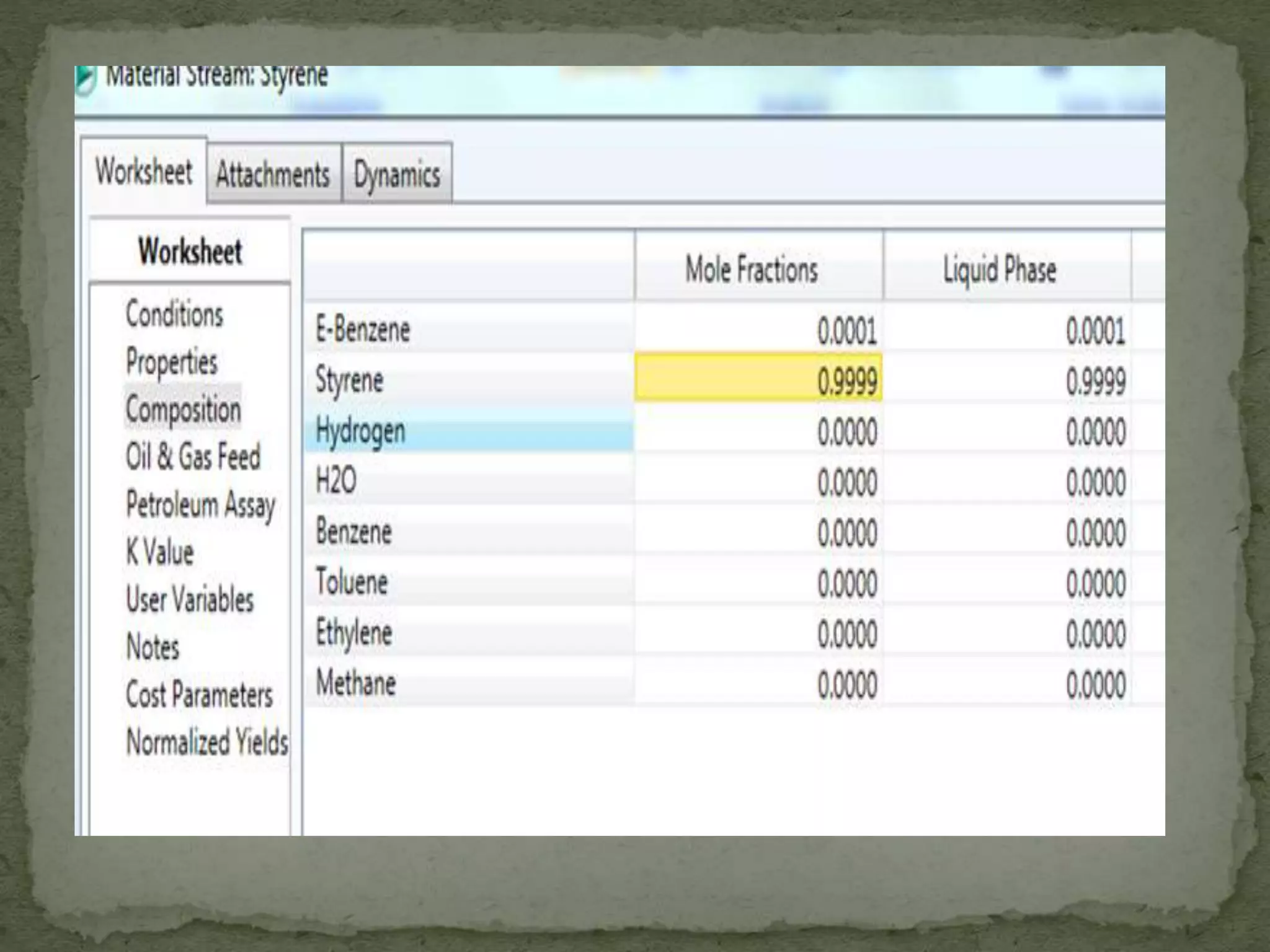 Styrene Production (G6)