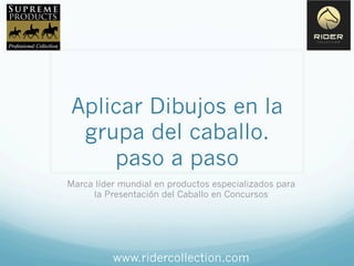 Plantillas Dibujo Grupa - Tienda Hipica Ridercollection