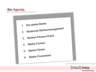 Die Agenda.

 