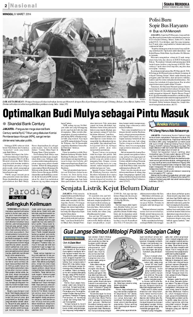 Suara Merdeka 9 Maret 2014