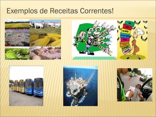 Exemplos de Receitas Correntes!
 