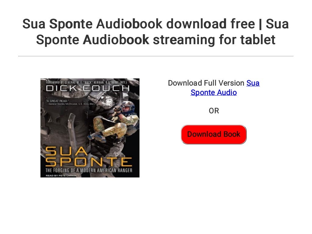 Sua Sponte Audiobook download free Sua Sponte Audiobook streaming f…