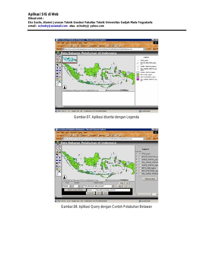 Suatu Aplikasi Sig Internet Suatu Aplikasi Sig Internet