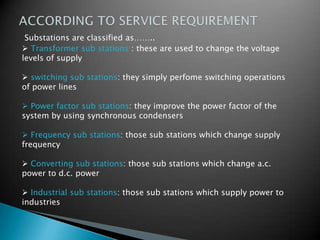 Sub stations-air insulated substations