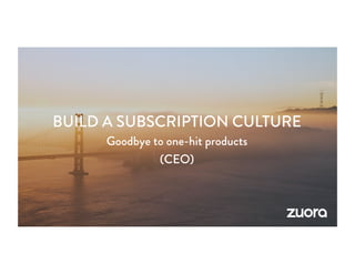 Subscribed World Tour Keynote: London, 2015