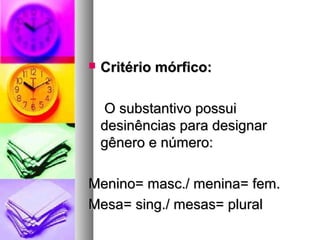 Morfologia - Substantivo | PPT