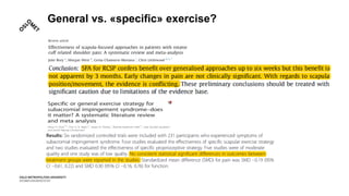 General vs. «specific» exercise?
 