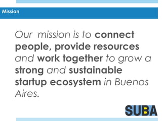 Startup Buenos Aires general presentation