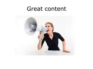 Great content
 