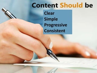 Clear
Simple
Progressive
Consistent
 