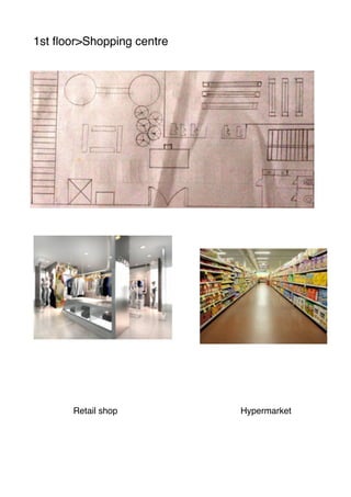 1st ﬂoor>Shopping centre
Retail shop Hypermarket
 