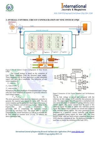 Mitigation of Power Quality Issues by Nine Switches UPQC Using PI & ANN ...