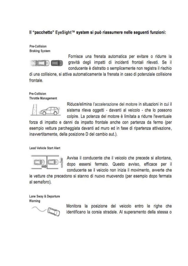 Система субару eyesight