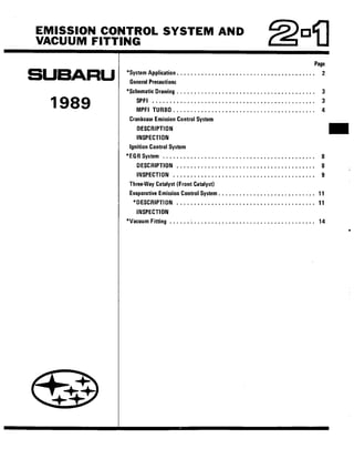 Subaru ea82 servicemanual-complete