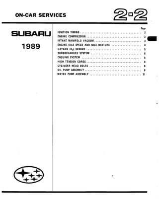 Subaru ea82 servicemanual-complete