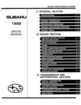 Subaru ea82 servicemanual-complete