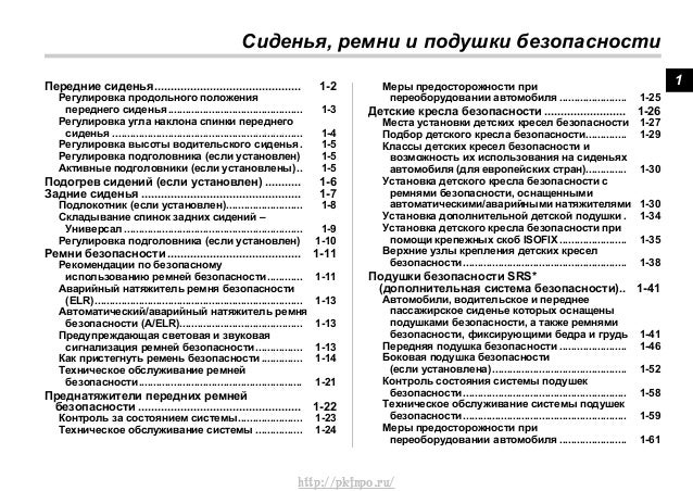 Мкпп субару таблица