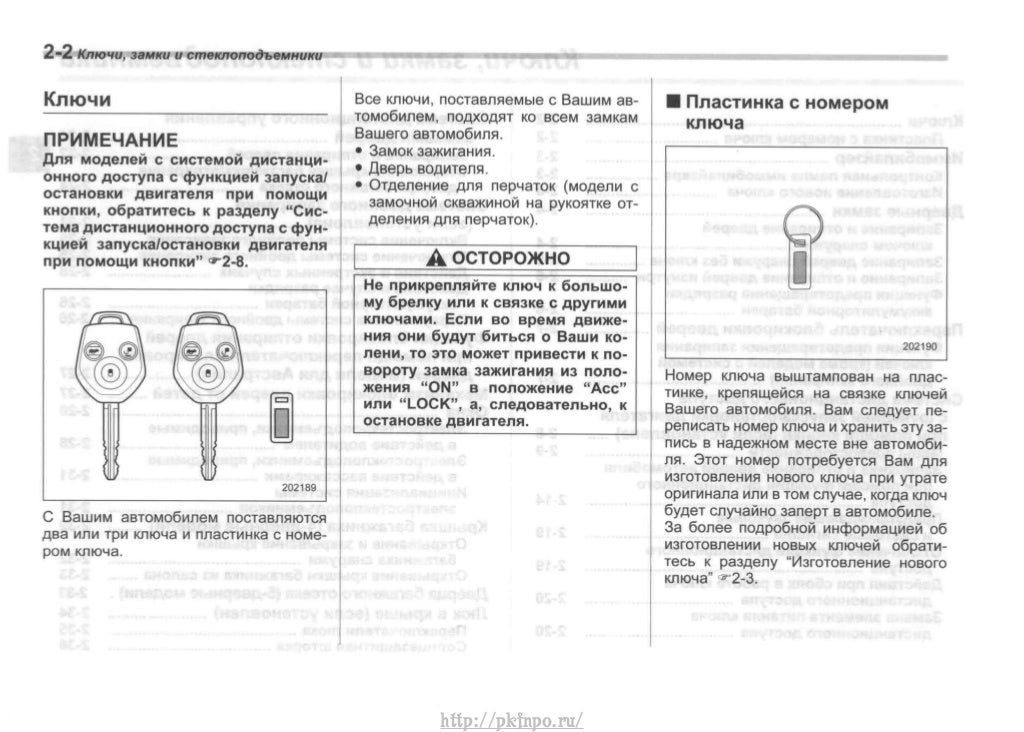 Инструкция по эксплуатации автомобиля