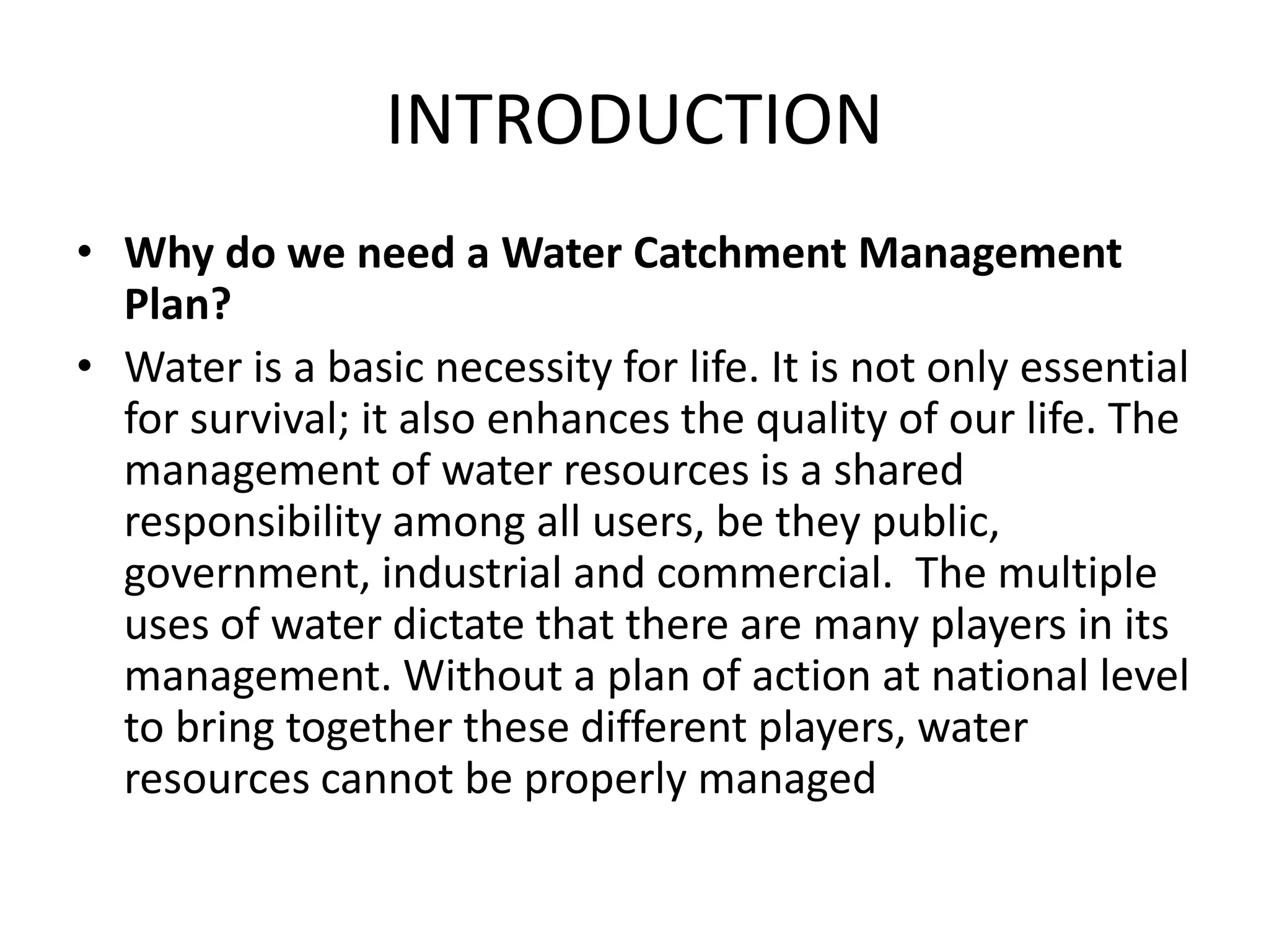 Subcatchment management plan | PPT